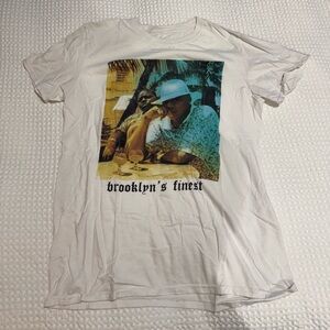 Brooklyn's Finest White Graphic T-Shirt